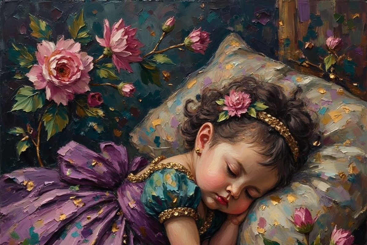 Baby Empress Bundle Oil Painting, a Person Illustration by PLUM&FIGS (Photo 10 of 13)
