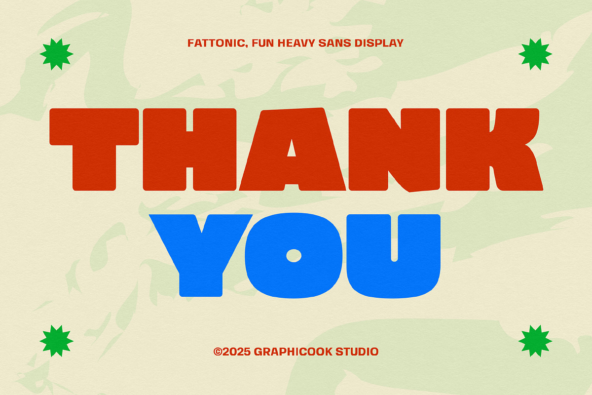 Fattonic, a Sans Serif Font by graphicook (Photo 10 of 10)