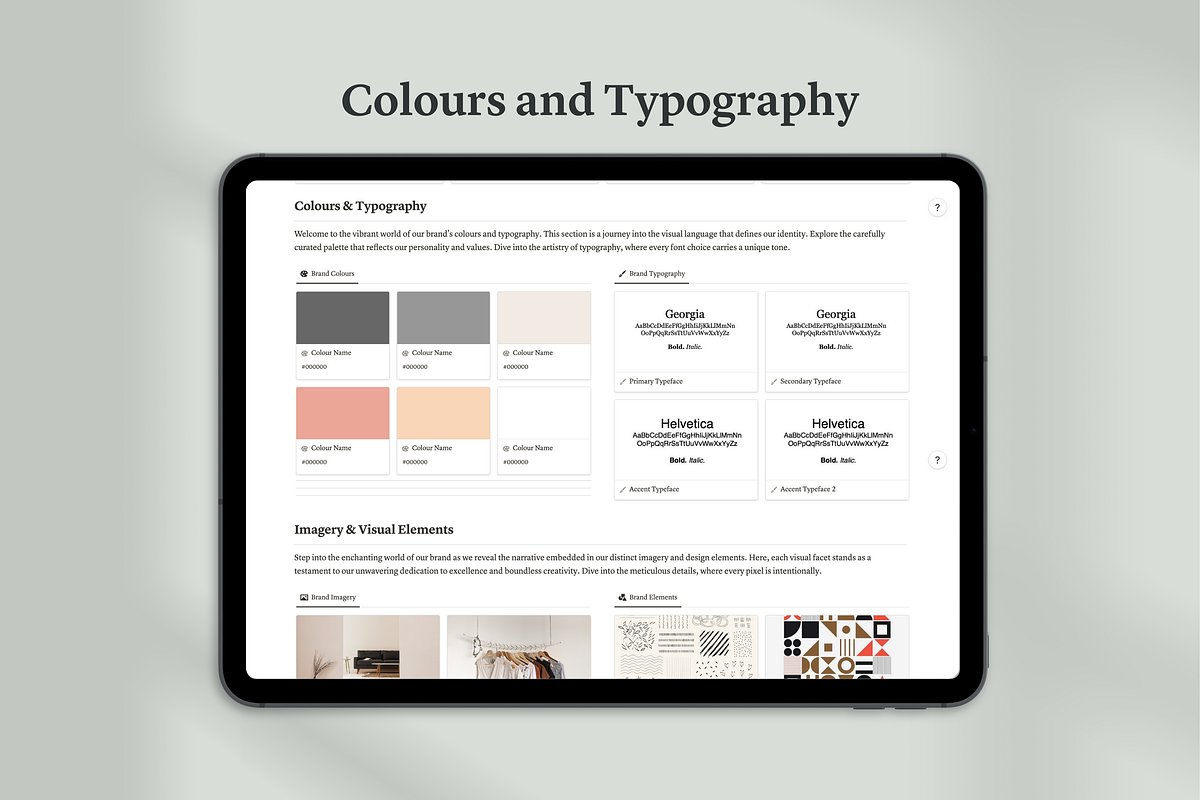 Notion Brand Guidelines Template, a Templates & Theme by Swyn.Studio (Photo 7 of 10)