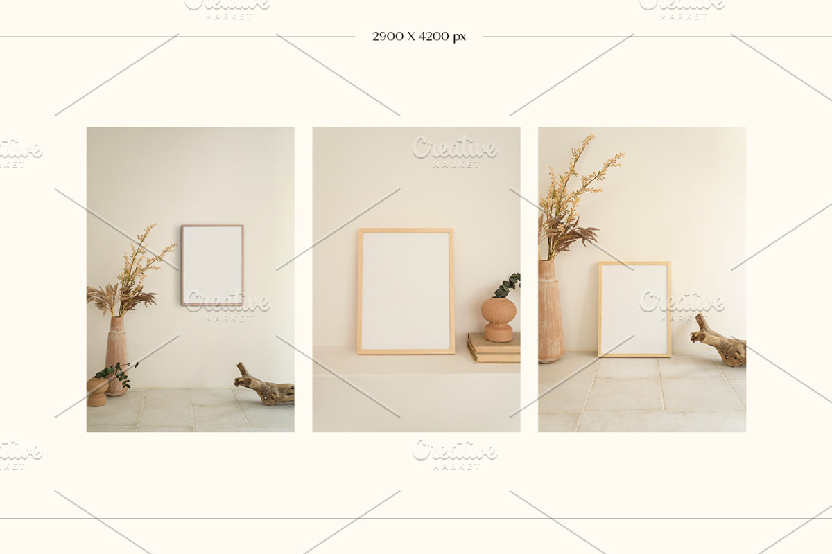 Frame Mockup Bundle, a Print Template by LOPEstudio (Photo 4 of 11)