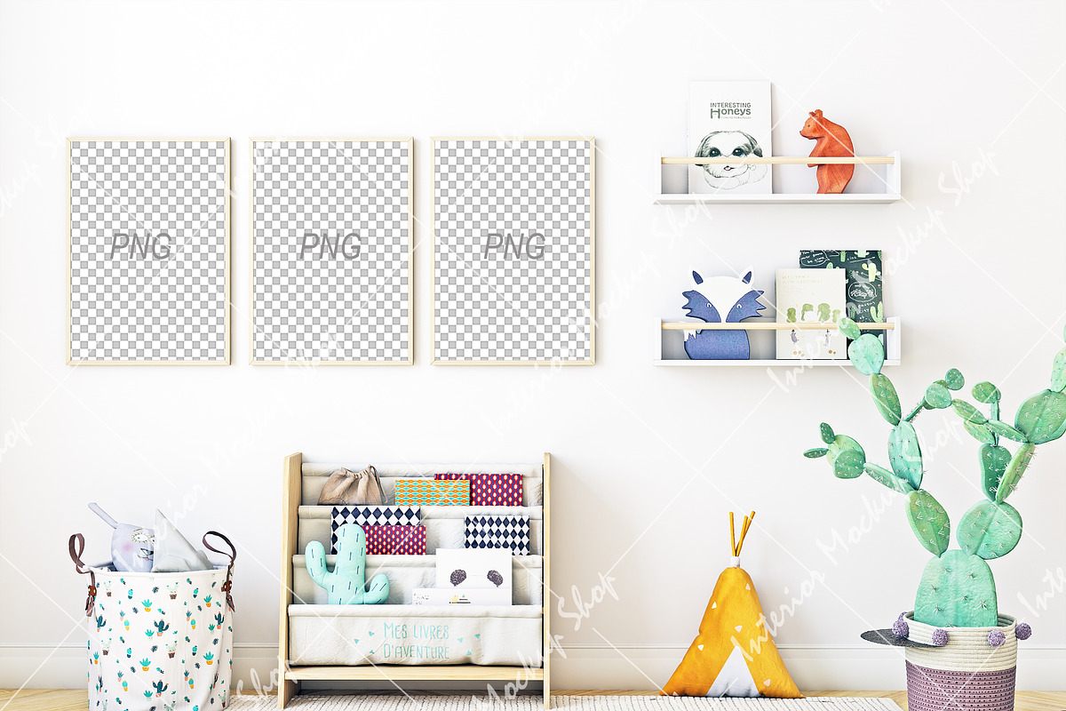 Kids Room Mockup - 613, a Print Template by Mockup Shop (Photo 3 of 3)