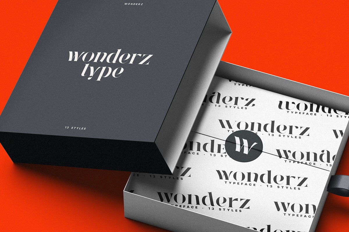 Wonderz Typeface — A Modern Serif, a Serif Font by VP Fonts (Photo 5 of 16)
