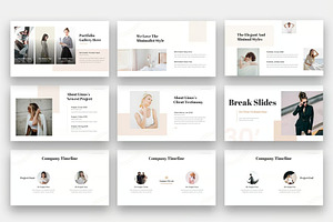 Creative Minimalist Google Slides