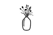 Flower Vase Silhouette Vector Bundle, an Illustration by Designs_River (Thumbnail 3 of 51)