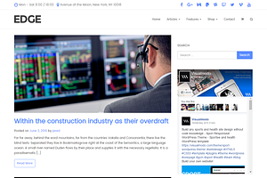 Edge Business WordPress Theme