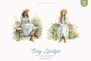 Cozy Lifestyle Collection, a Decorative Illustration by PeDe Designs (Thumbnail 7 of 19)