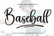 Baseball | Script Font