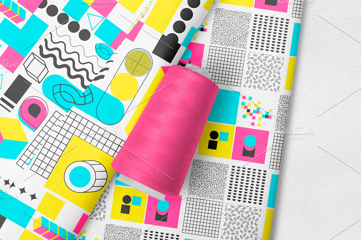 Neon geometric shape,poster,patten, an Object Graphic by Iryna Danyliuk (Photo 8 of 17)