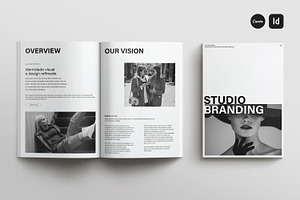 Studio Branding Template, a Brochure Template by Creatiya Type
