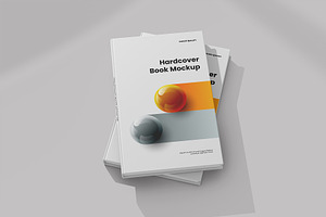 Hardcover 5x8 Inch Book Mockup