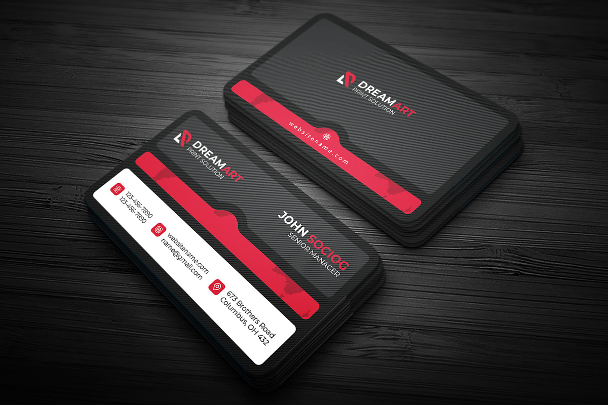 Modern Business Card, a Business Card Template by GFXCity (Photo 1 of 4)