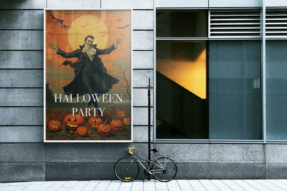 Retro Halloween Vibes, a Seasonal Illustration by PREMIUMVECTOR (Photo 3 of 15)