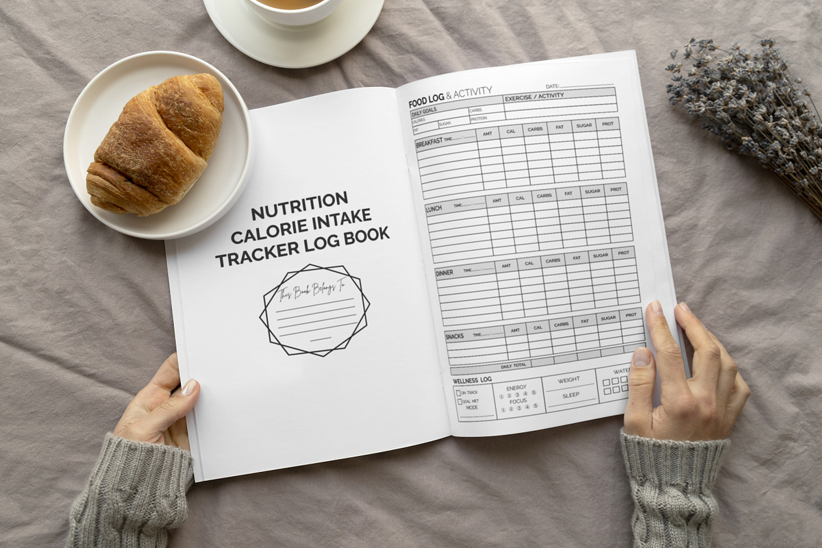 Nutrition Calorie Intake Tracker Log, a Templates & Theme by Graphicsnext