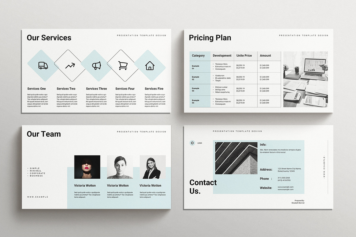 Business Plan Presentation Template, a Presentation Template by E-Type (Photo 5 of 5)
