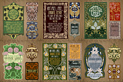 Label Art Nouveau - mega set, a Decorative Illustration by Stanislav Kharchevskyi (Thumbnail 5 of 12)