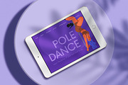 Pole dance classes, web backgrounds, a Background Graphic by Good Studio (Thumbnail 9 of 9)
