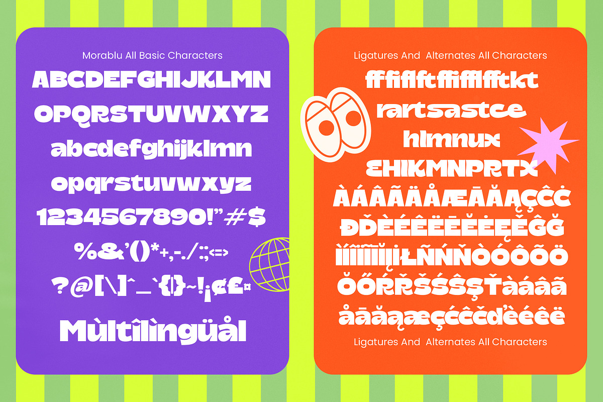 Morablu Groovy Display Font, a Sans Serif Font by timelesstype.co (Photo 14 of 15)