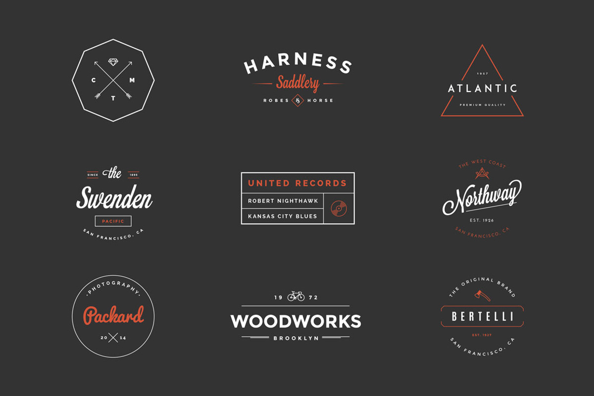 Hipster Vintage Logo Pack, a Branding & Logo Template by Victor Barac (Photo 4 of 5)