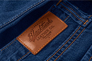 Jeans Leather Label Mockup, an Advertising Mockup by megostudi0 (Thumbnail 3 of 7)
