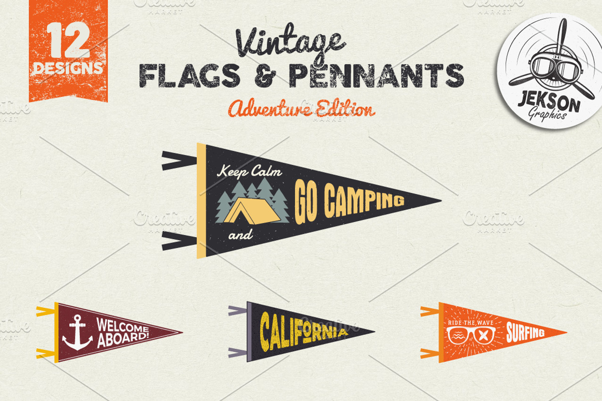 Vintage Adventure Branding Kit, a Branding & Logo Template by JeksonGraphics (Photo 38 of 55)