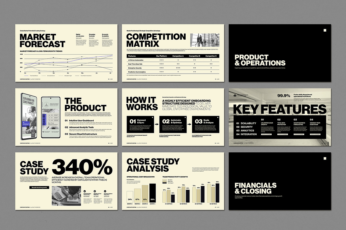 Editorial Business Proposal InDesign, a Presentation Template by TypoEdition (Photo 3 of 4)