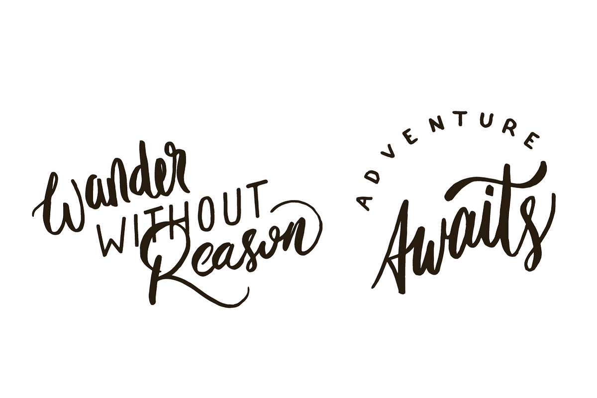 Adventure Lettering Illustrations, a Sport Illustration by JoshuaRed Design (Photo 8 of 10)