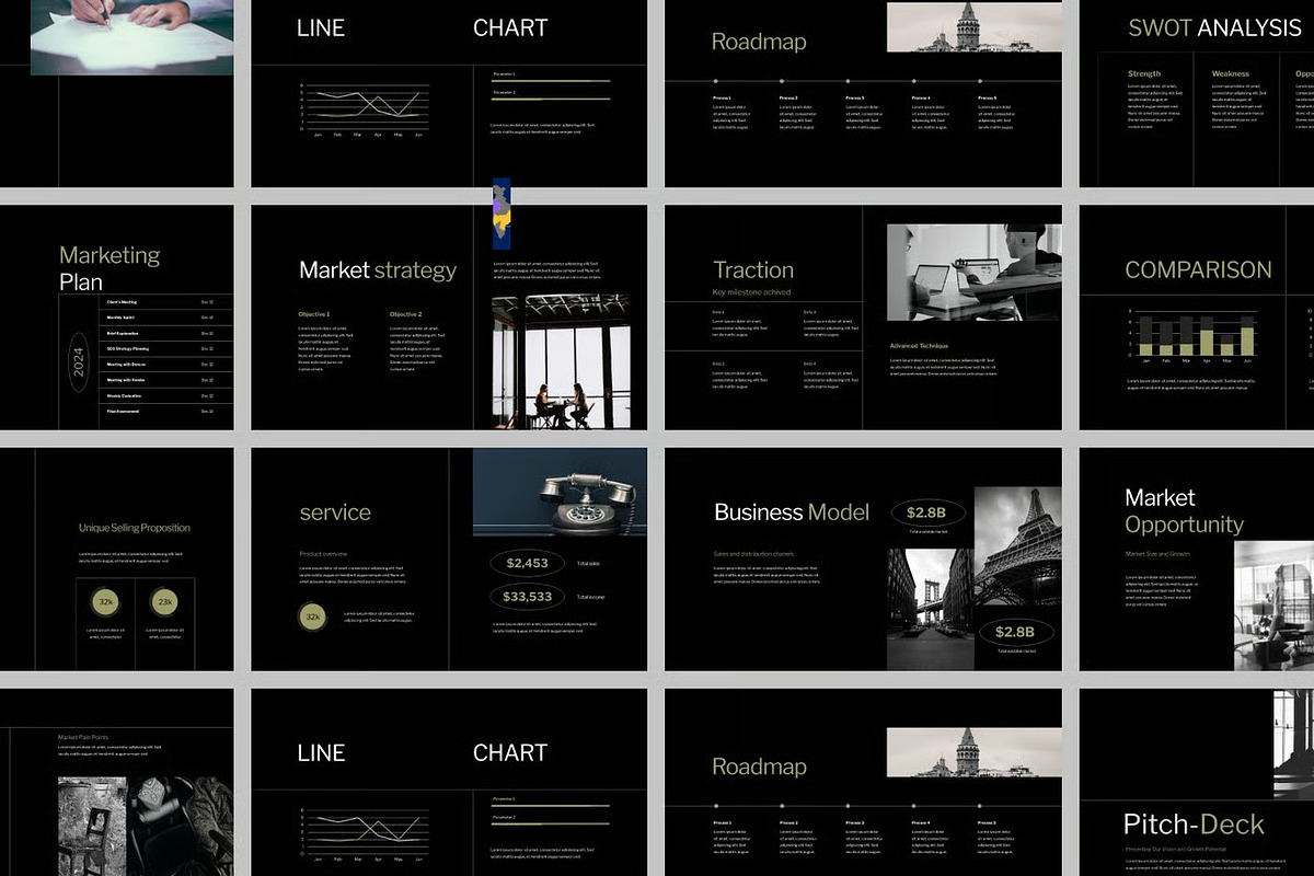Business Pitch-Deck Powerpoint, a Presentation Template by Fit-tee (Photo 2 of 2)