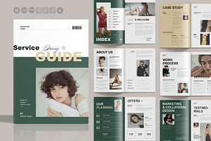 Services & Pricing Guide CANVA, a Brochure Template by StyleArt