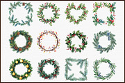 Winter Festive Frames Wreaths Christ, an Illustration by Sublimation Artist (Thumbnail 3 of 6)