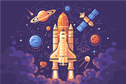 Space research, a Technology Illustration by Ivan Dubovik (Thumbnail 2 of 2)