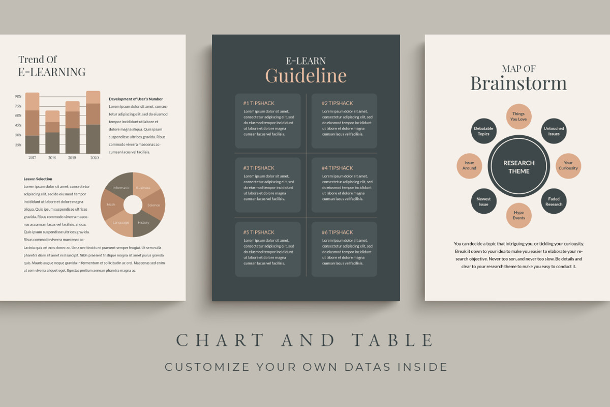 eBook for eCourse Tutor | CANVA PS, a Magazine Template by Eviory (Photo 8 of 24)