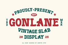 Gonlane - Vintage Slab Display