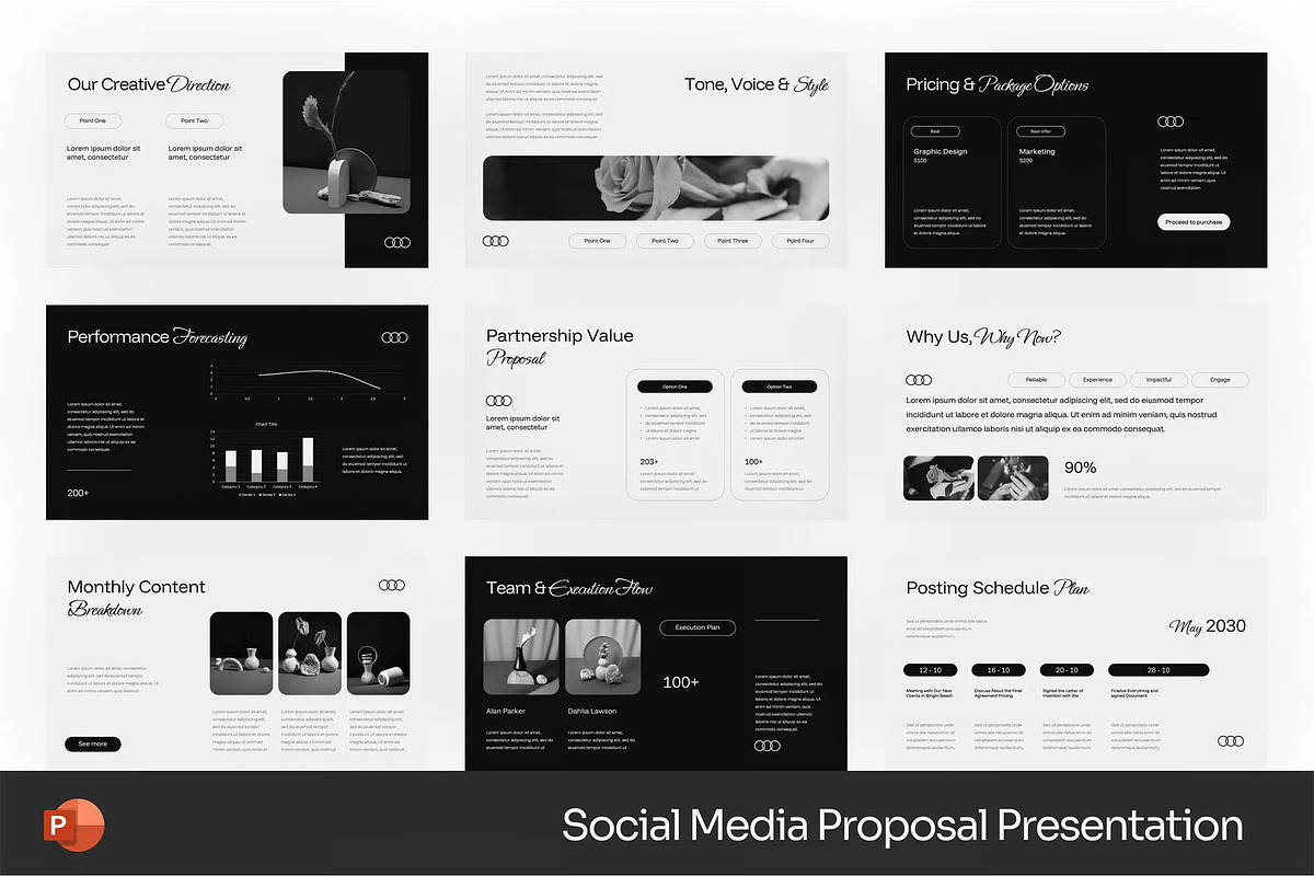 Social Media Proposal Powerpoint, a Presentation Template by Fit-tee (Photo 1 of 4)