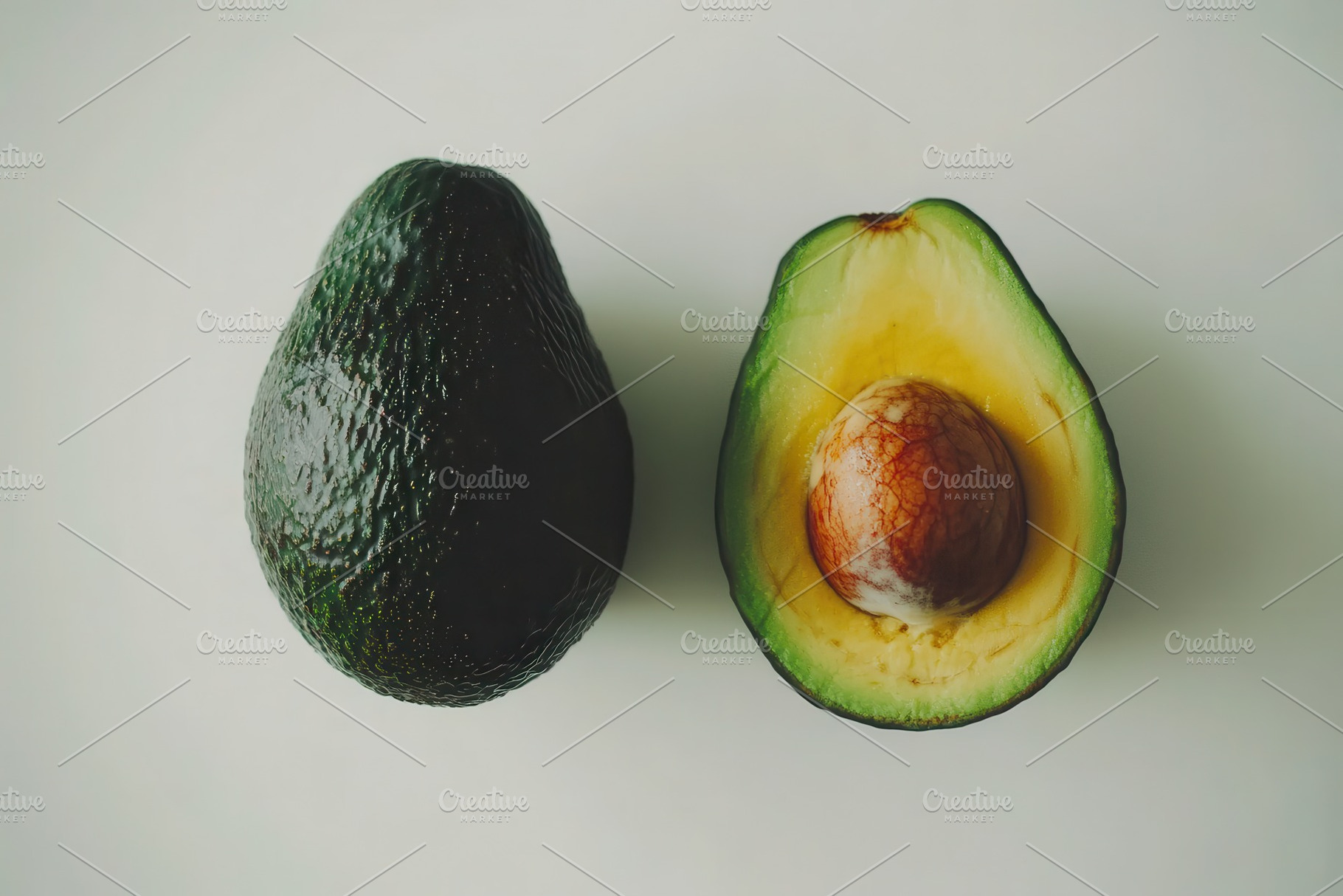 Closeup view of a whole avocado, a Photo by Pavel_design