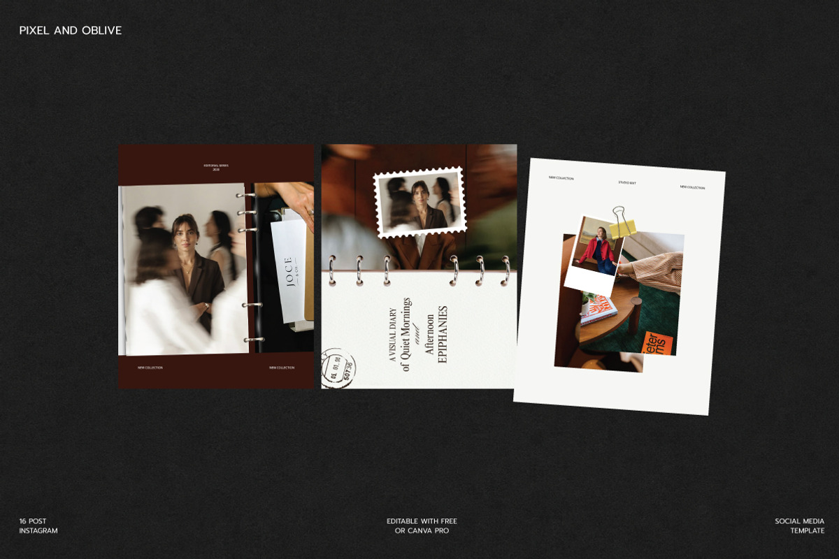 MINE / Post Social Media KIT, a Social Media Template by Pixel And Oblivé (Photo 4 of 6)