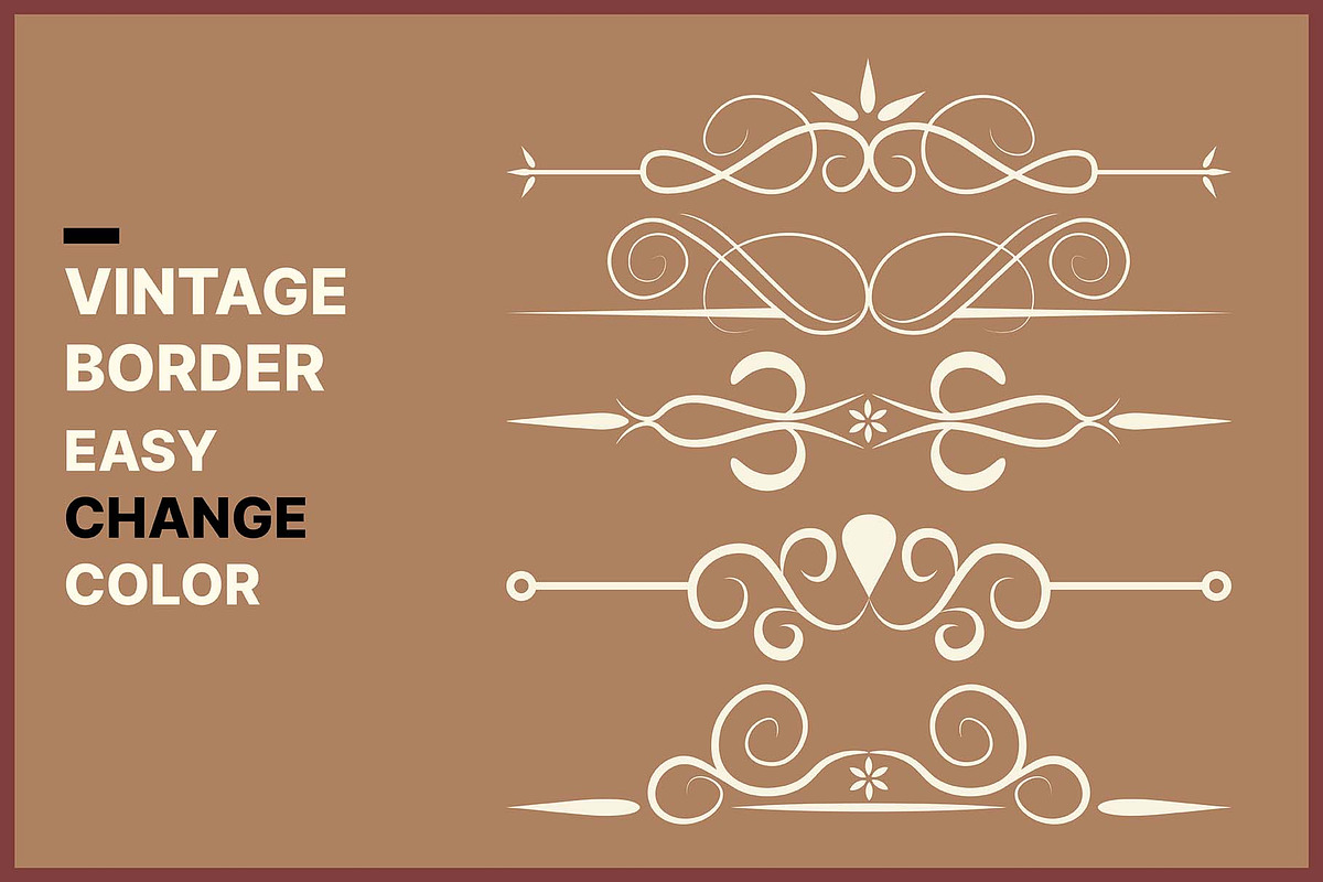 Elegant Handmade Divider Border, an Action Add-On by Photoshop Action (Photo 10 of 11)