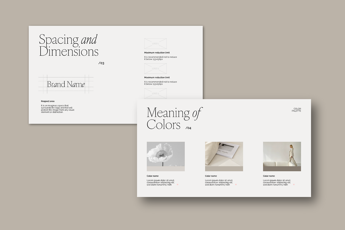 Brand Guidelines Template, a Branding & Logo Template by Mila Estudio (Photo 3 of 5)