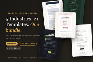Email Kit Mega Bundle - 21 Emails