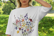 Floral watercolor set, wildflowers., a Decorative Illustration by Larisa Maslova (Thumbnail 4 of 12)