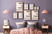 8 group mock-ups of posters, a Print Template by FilL239 (Thumbnail 6 of 10)