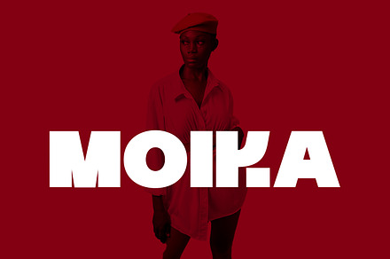 Moika Display Typeface