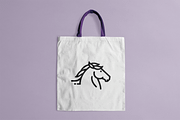 Horse Head Minimal Line Art Logo, a Branding & Logo Template by Vectorium Studio (Thumbnail 3 of 3)