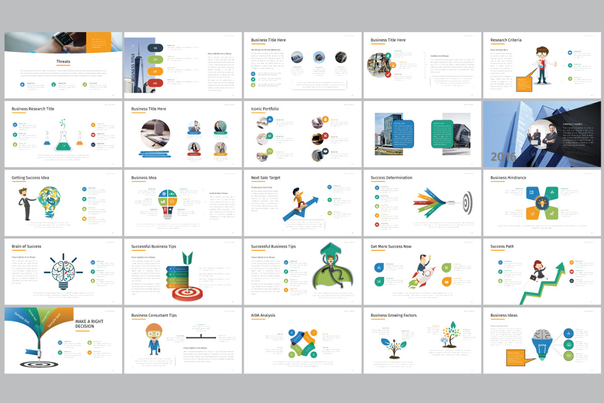Startup Power Point Template, a Presentation Template by GreenDesign (Photo 2 of 5)