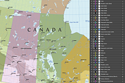 Vector Map of Canada, a Work Illustration by Cartorical (Thumbnail 3 of 6)