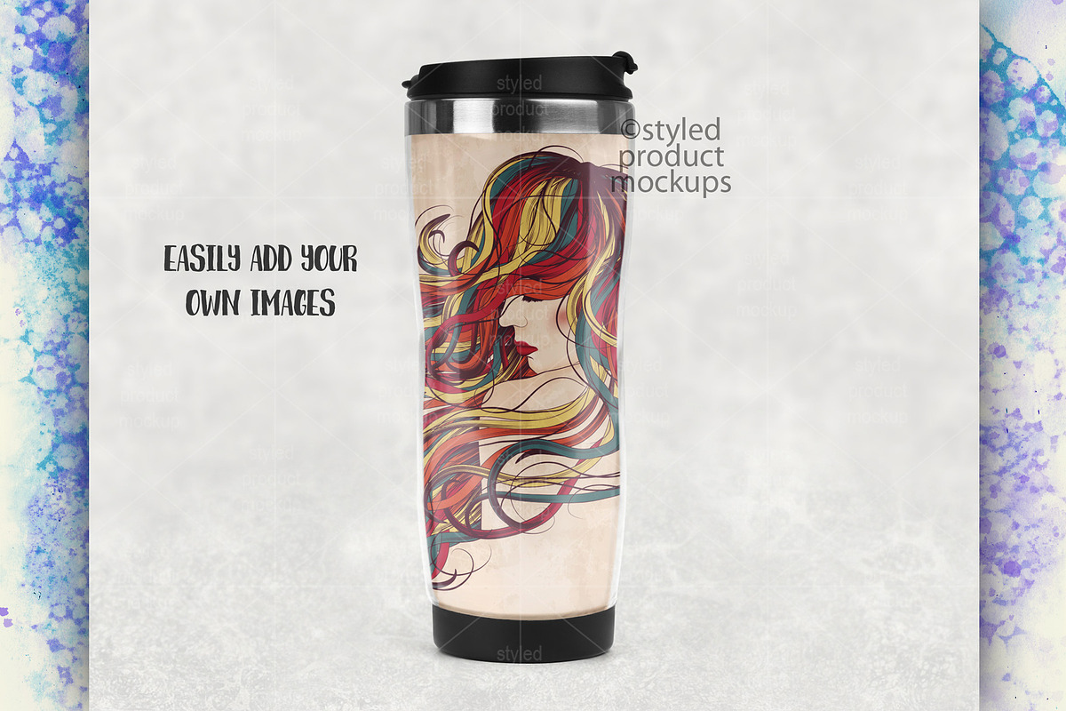 SubliFlex Water Bottle Mockup, a Product Mockup by StyledProductMockups (Photo 2 of 4)
