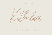 Kathilass - Signature Font, a Script Font by skiiller studio (Thumbnail 1 of 10)