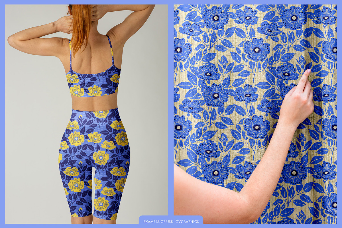 Ataraxia Patterns + Bonus Stickers, a Pattern Graphic by GVGraphics (Photo 5 of 10)