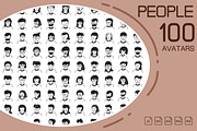 Human Face Avatars Illustration Set, a Person Illustration by Designfour (Thumbnail 1 of 8)