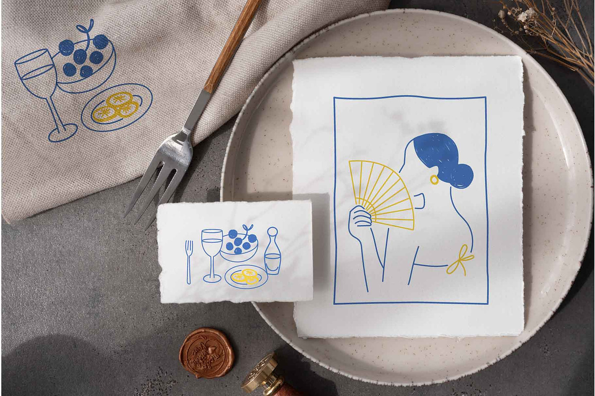 Mediterranean Outline Contour Icon, a Graphic by Imaginary Party (Photo 3 of 10)