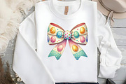 Easter Eggs Coquette Bow Clipart, an Illustration by DreamCafeArt (Thumbnail 4 of 5)